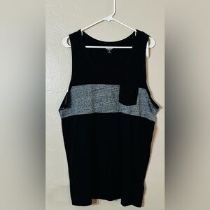 Old Navy Black and Gray Men's Tank Top